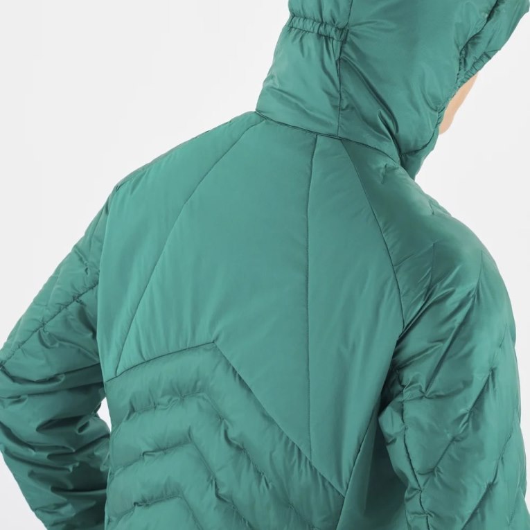 Green Salomon Outline Primaloft Women's Insulated Jackets | PH 45239J